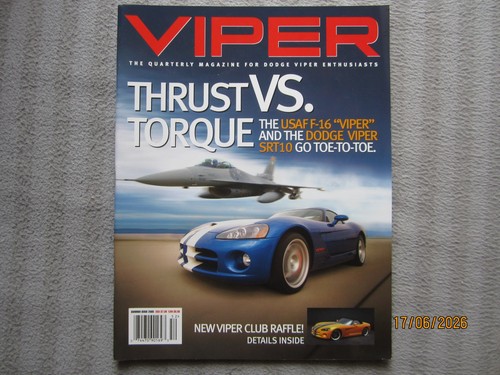 Dodge viper quarterly magazine - dodge,