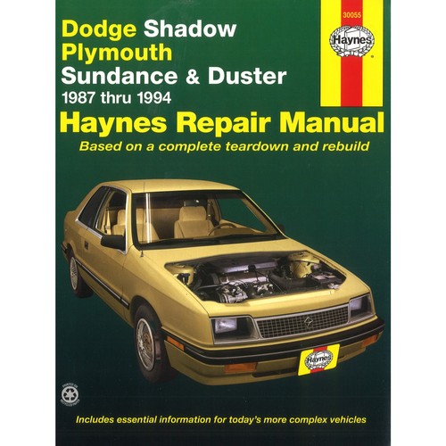 Dodge shadow plymouth sundance - shadow,