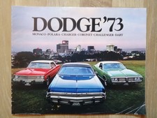 Autoprospekt Dodge 1973 full