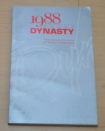Dodge dynasty 3 0l - 2,5l, 3,0l